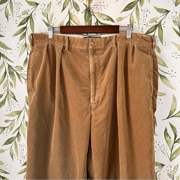 Ralph Lauren Vintage Men's Brown Corduroy Pants. Size 40/30 - Picture 2 of 9